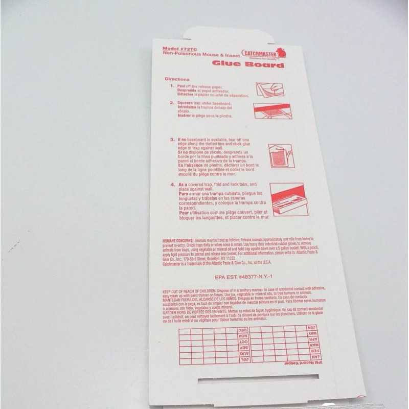 Catchmaster 72 Catchmaster Mouse Glue Traps Glue Boards Mouse Traps