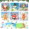 MONCAP Pack of 12 Christmas Craft Set Children Christmas Crafts