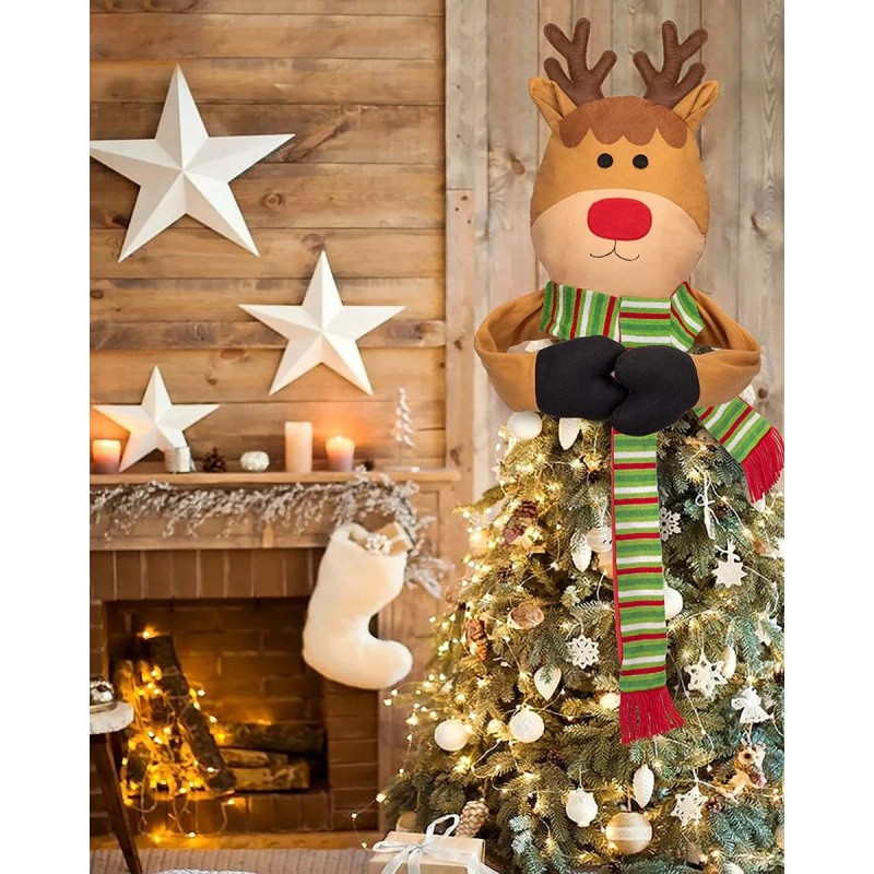 Pawsible Adorno Navidad Decoración Abraza Arbol 3d Punta Sombrero