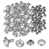 sourcing map 200pcs Crystal Rivets 10mm Rhinestone Rivets Rapid Stud