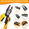 7-in-1 Linesman Pliers,9 inch Multipurpose Combination Pliers with Wire Stripper/Crimper/Cutter/Brake