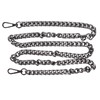 8pcs Curb Chain 8 Side Milled Straight Buckle 1.2meter DIY