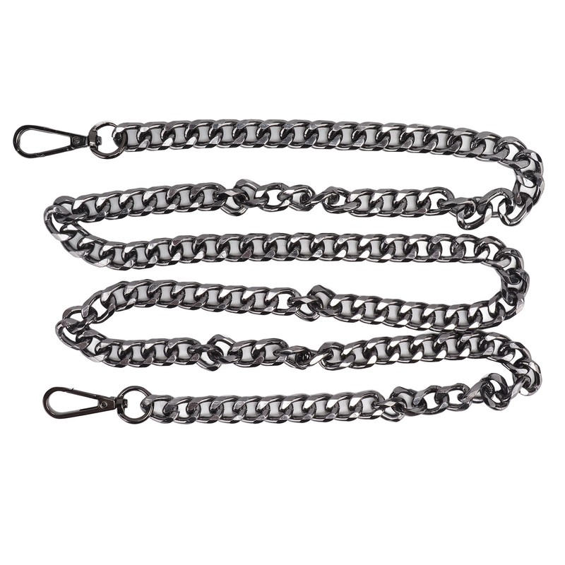 8pcs Curb Chain 8 Side Milled Straight Buckle 1.2meter DIY