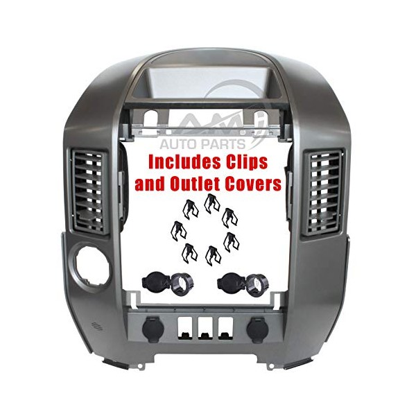 IAMAUTO 54881 Center Dash Radio AC Finisher Surround Bezel For