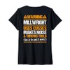 Millwright Industrial Mechanic Throws Tools Millwright V-Neck T-Shirt