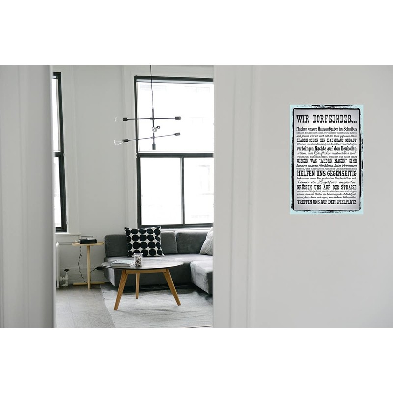 mrdeco Metal Sign 12 x 18 cm Parking Charging Station