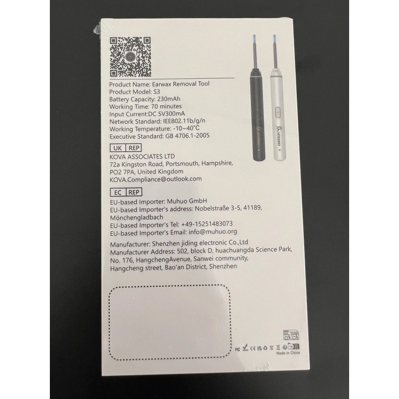 vitcoco Ear Wax Removal Tool, Ear Wax Removal Kit Endoscope