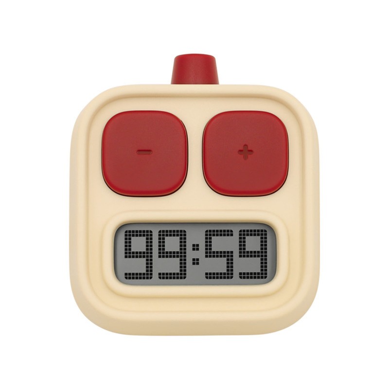 Digital Kitchen Timer LCD Display Robot Shaped Portable Countdown Timer