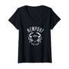 Womens Newport RI, Newport Rhode Island V-Neck T-Shirt