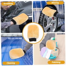 Mobestech Car Wash Gloves Cleaning Gloves Car Washing Mitts Vehicle Wash Mittens Car Wash Mittens Vehicle Washing Gloves Vehicle Wash Mitts Car Washing Mittens Vehicle Wash Gloves Plush