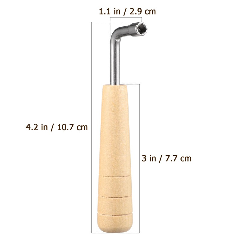 MILISTEN Piano Tuning Wrench Professional Lyre Harp Adjustment Wrench Music