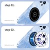 Mobile Phone Cooler Multifunctional Magnetic Semiconductor 3 Levels Adjustable 5500rpm