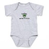 CafePress Pacifiers are for Suckers Cute Baby Bodysuit Romper Dark Heather Gray