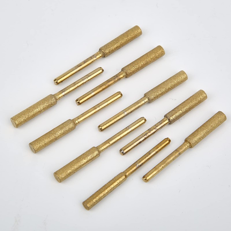 60 Pcs Titanium Plated Grinding Tool Set Diamond Chainsaw Sharpener