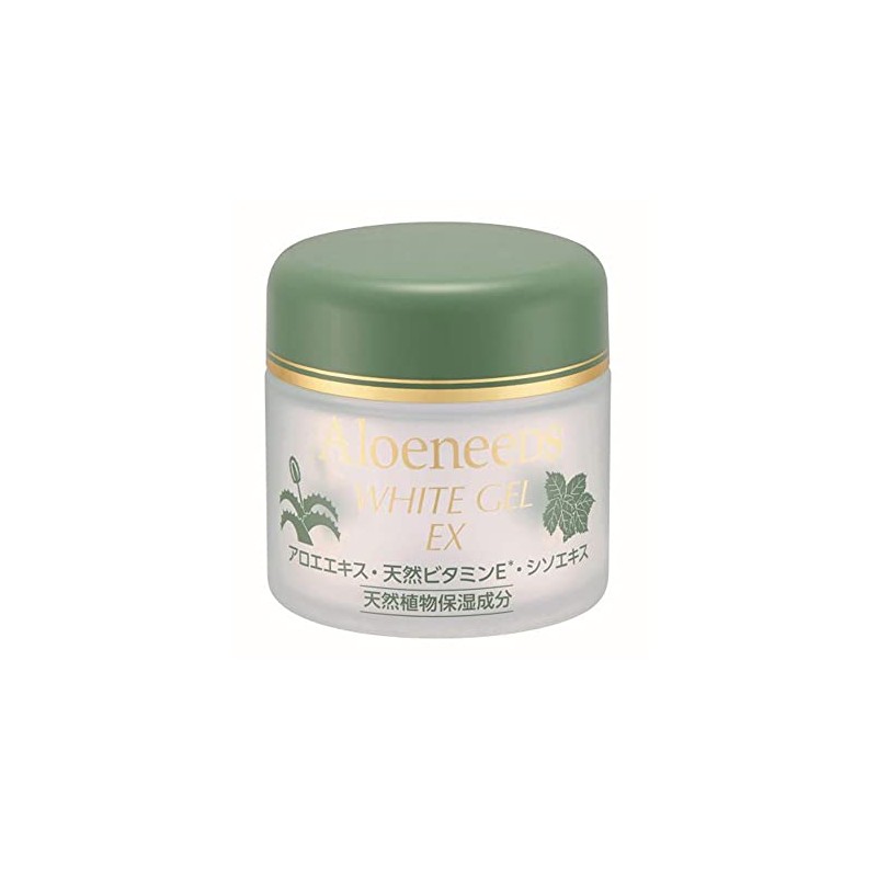 Aloeneeds White Gel EX Weak Oil-based Moisturizing Gel, 3.2 oz