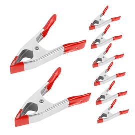 COHEALI 8Pcs Heavy Duty Steel Spring Clamps for Camping Tent and Photography Versatile Clips for Backdrop Hanging and Outdoor Use Sturdy Design to Prevent Damage