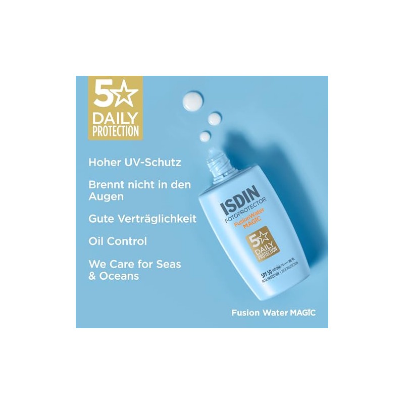 ISDIN FusionWater Magic SPF 50 sun cream