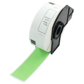 BETCKEY - Standard Address Labels Replacement for Brother DK-1201 (1.1 in x 3.5 in), Compatible with Brother QL Label Printers [1 Rolls/400 Labels, Green]
