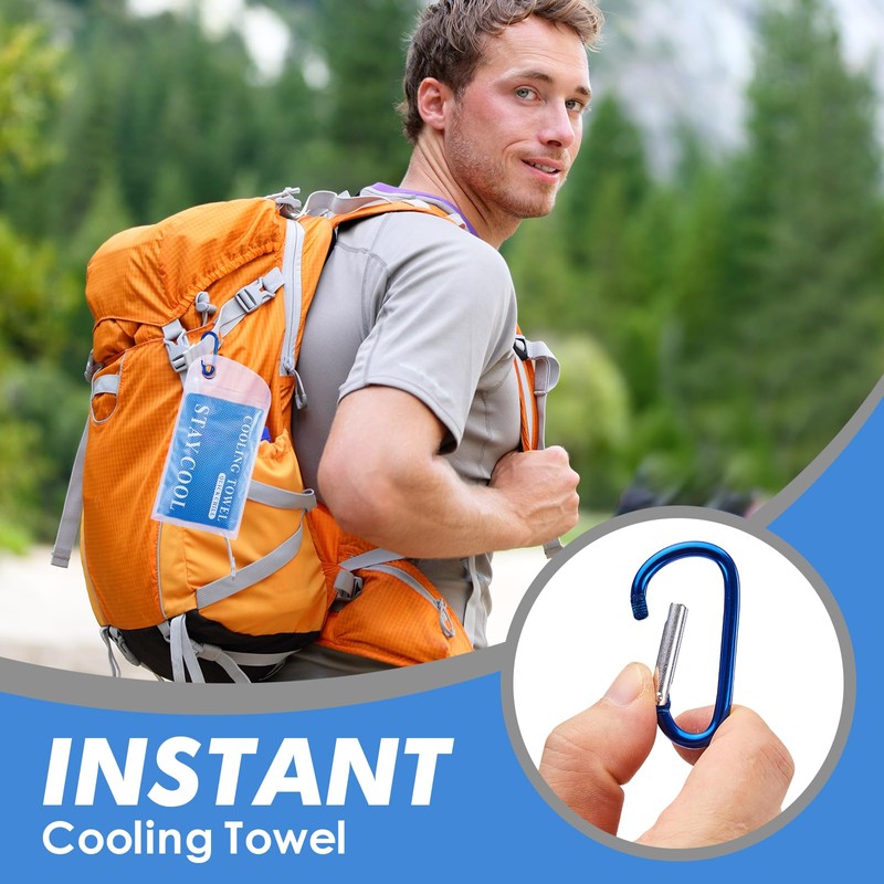 CSITE 3 Pack Cooling Towels (47"x12") for Neck and Face,