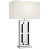 360 Lighting 29" Tall Rectangular Modern End Table Lamp Mirrored