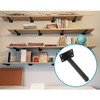 Luomorgo- 4 Pcs 8 Floating Shelf Bracket Stainless Steel Heavy