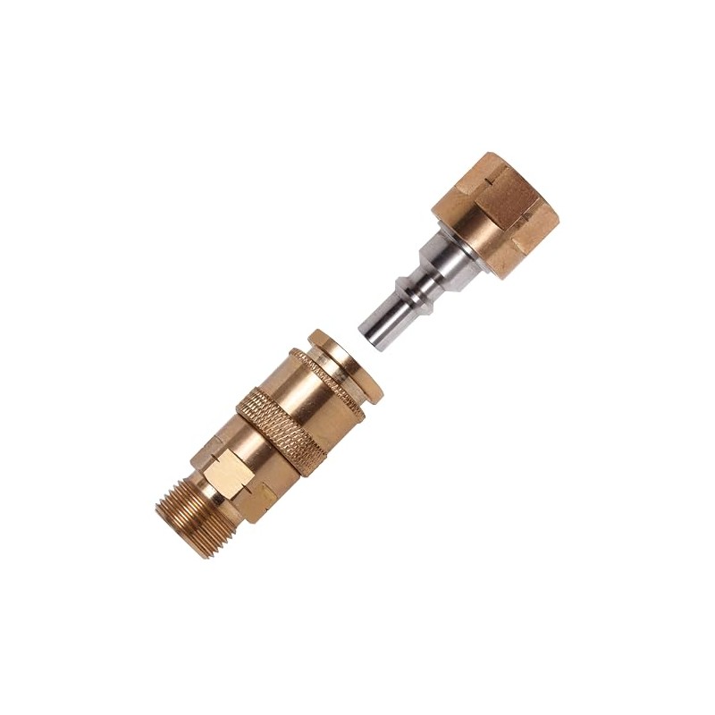 ROTHENBERGER Industrial Gas Quick Coupling with Union Nut in Set