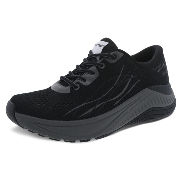 Dansko Women's Pace Black/Grey Walking Shoe 6.5-7 Wide US -