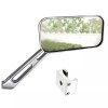 Moore Parts Manx Buggy Chrome Sideview Rectangular Mirror W/Aluminum Mount,