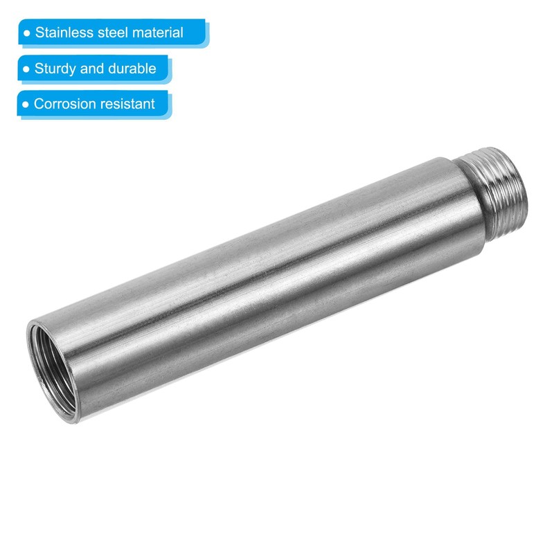 PATIKIL Shower Head Extension Arm, 2 Pack Stainless Steel G1/2