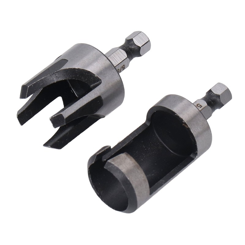 8PCS Set Wood Plug Cutter Drill Bit Hex Shank 4PCS