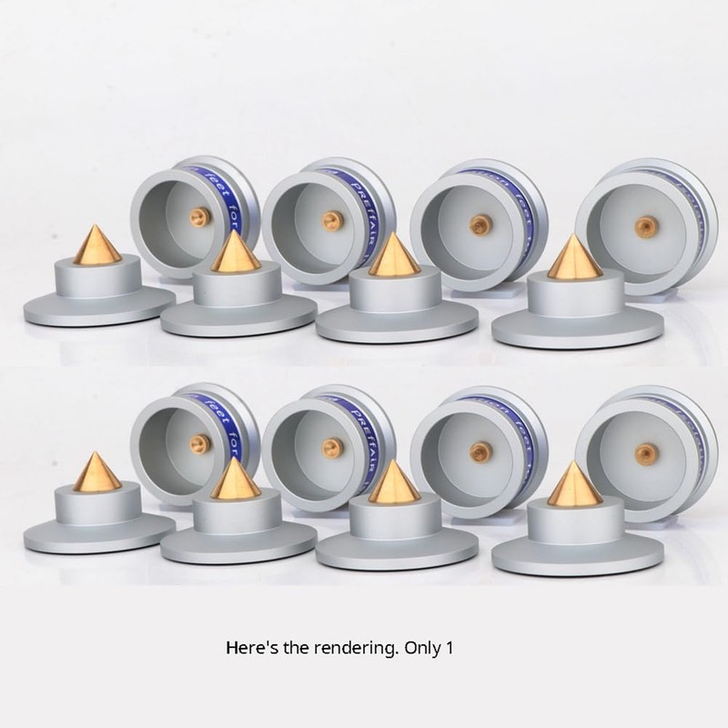 Daiilg Speaker Isolation Spikes Speaker Base Pads with Non-Slip Base