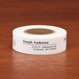Custom Off-Centered Address Labels 200, White