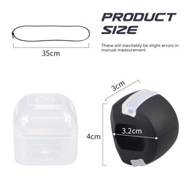 EIGHTHAN Jaw Exerciser and Neck Toning Equipment - Define Your Jawline and Reduce Your Double Chin, Face Slimmer for Men and Women, Black Jaw Shaper with Rope (10kg Resistance)