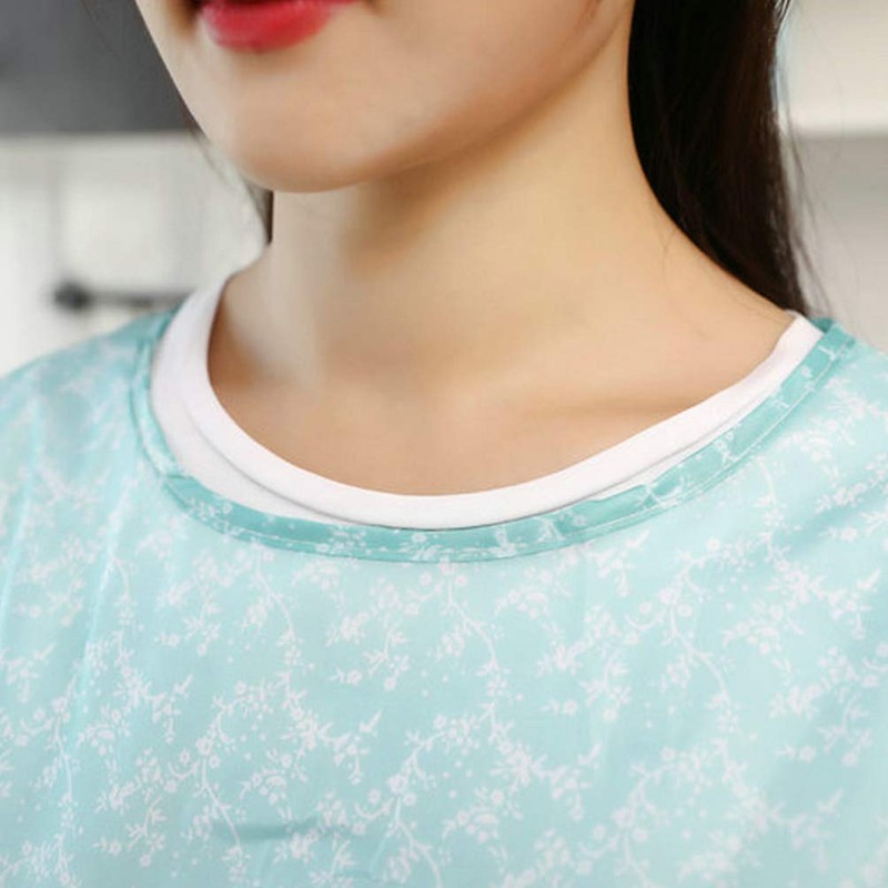 FOMIYES Long Sleeve Waterproof Apron, Adult Kitchen Apron, Household Apron