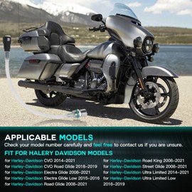 62228-08C EFI Fuel Check Valve for Harley-Davidson CVO, CVO Rode Glide, Electra Glide, Electra Glide Low, Road Glide, Road King, Street Glide, Ultra Limited, Ultra Limited Low Gas Tank Fuel Line Hose