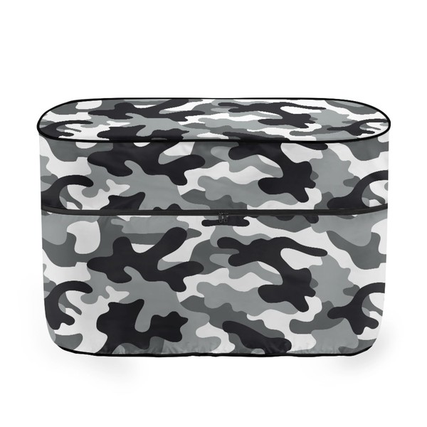 Knextrepoy Gray Camo Print RV Propane Tank Cover,Camper Propane Tank