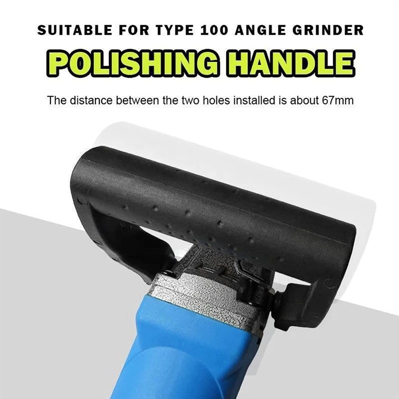 Angle Grinder Handle, Woodworking Thread Auxiliary Hand Tool Non-Slip Portable