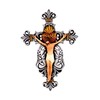 Needzo Calvary Sacred Heart Catholic Crucifix Wall Decor, Ornate Religious