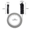 Flexible Feeding Tube Cleaning Brush Slim Drain Hole Cleaning Tool
