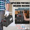 200Amp 20PCS Rods Stick Welder, Super MINI Portable Welding Machine,