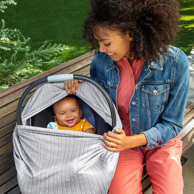 Munchkin® 5-in-1 Baby Car Seat Cover – Versatile Nursing Cover
