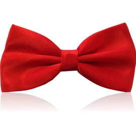 Best Item: Bowtie, Men's, Kids, Plain, Assorted Colors, Bowtie, Wedding, One-Touch Attachment, Ribbon, 7 orange red
