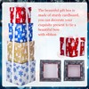 Fuyoooo 4 Pcs Christmas Gift Boxes with Lids Ribbons Xmas