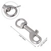 BQLZR 70mm Silver 304 Stainless Steel Swivel-Eye Bolt Snap Hook