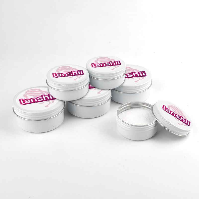 Lanshii Hair Extension Glue Powder Italian Keratin Fusion Extension Powder