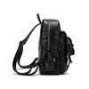 SandraWang Bold Gothic 3D Skull Backpack - PU Leather Bagpack