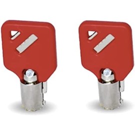 Compatible With Husky Milwaukee & Steel Glide R19 Keys Tool Box Tool Chest Replacement lock keys, 2 (R19) Key, Compatible With Husky Milwaukee & Steel Glide Toolboxes Red (R19)
