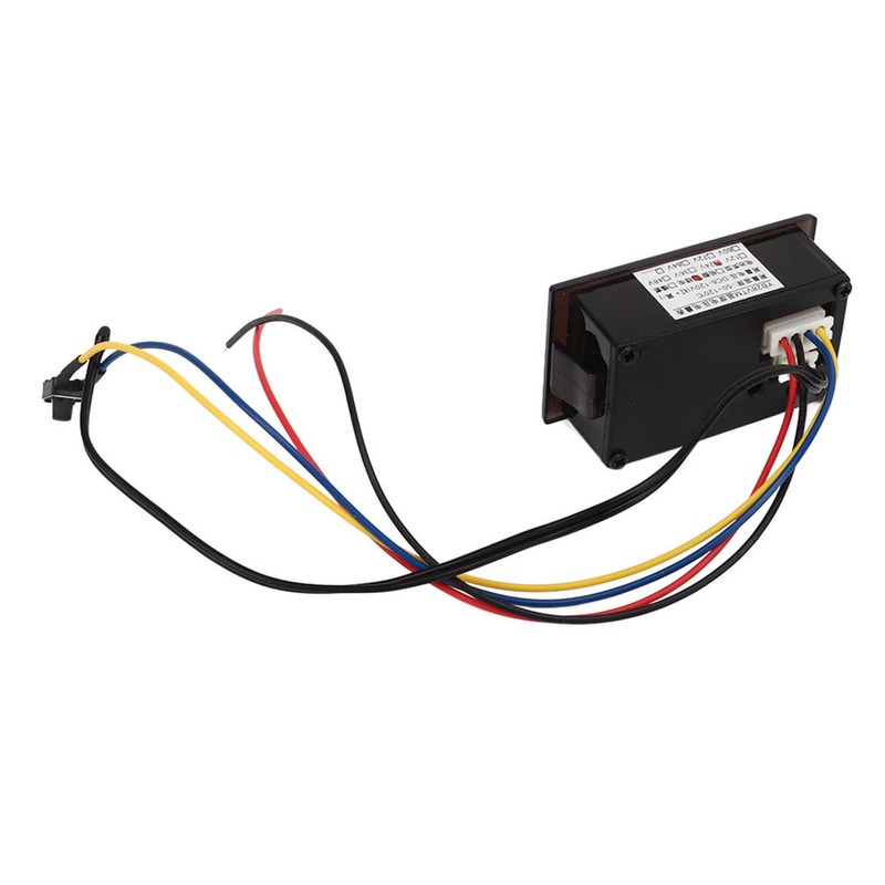 YB28VTM LED Digital Voltmeter Low Power Alarm Battery Indicator Thermometer
