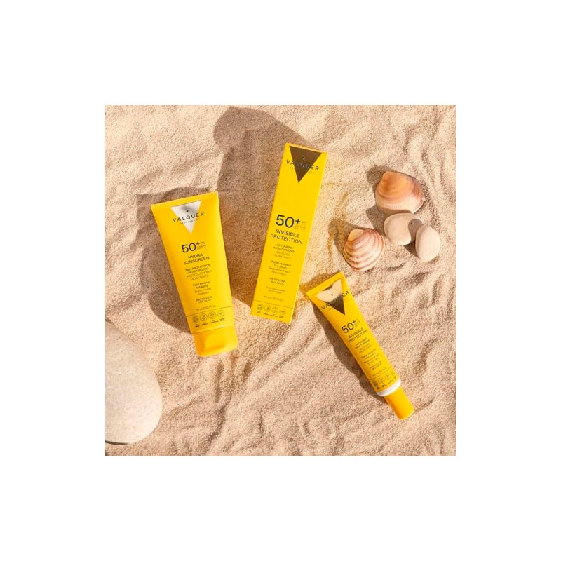 Valquer Pack Protector Solar Facial, Serum Invisible 40ml y Crema
