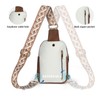 Anti Theft Sling Crossbody Bag for Women Trendy ，Small Vegan
